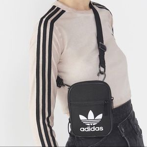 Adidas black crossbody bag
